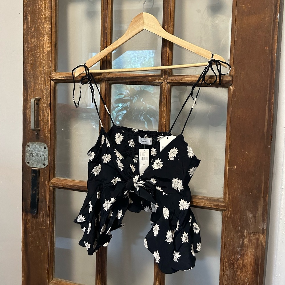 Cute floral blouse from Anthropologie